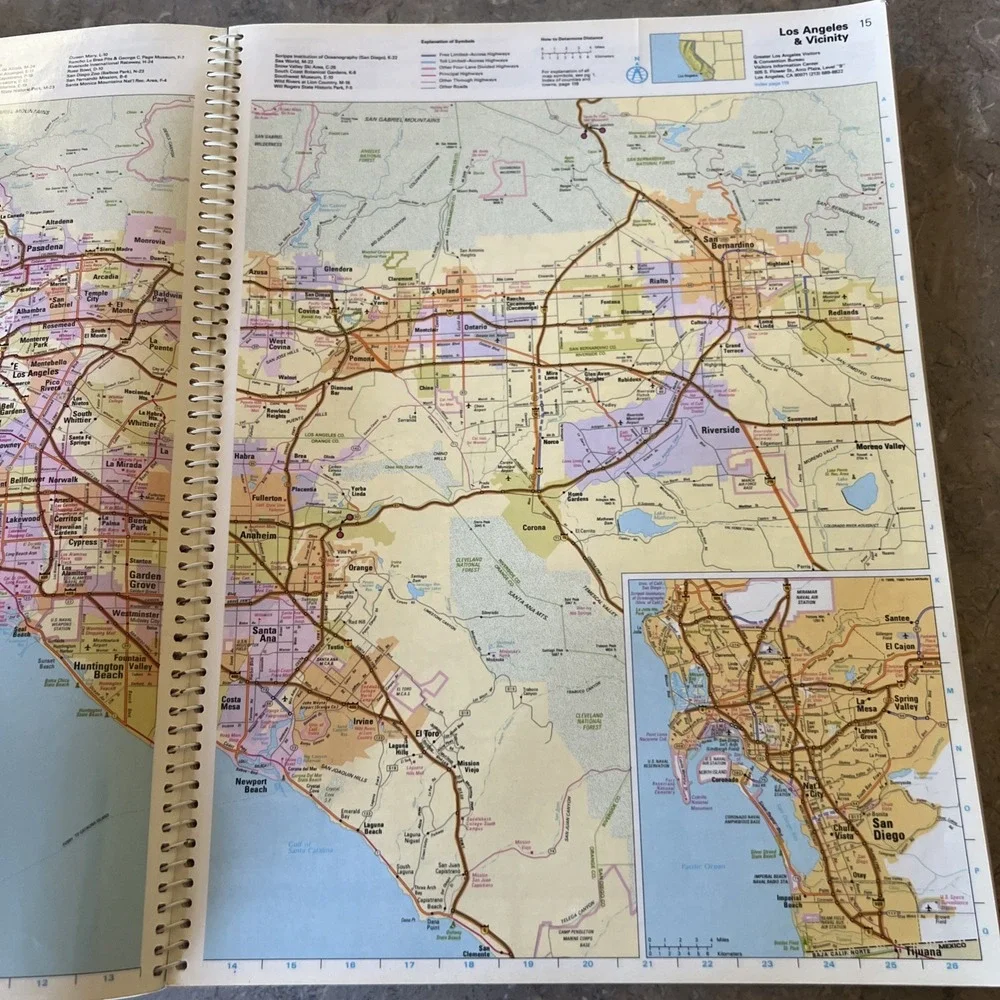 Rand McNally 1988 Deluxe Motor Carriers' Road Atlas United States Canada Mexico